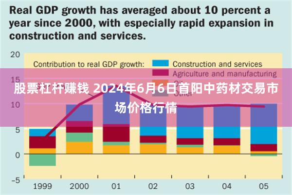 股票杠杆赚钱 2024年6月6日首阳中药材交易市场价格行情