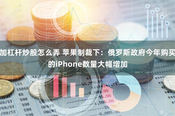 加杠杆炒股怎么弄 苹果制裁下：俄罗斯政府今年购买的iPhone数量大幅增加