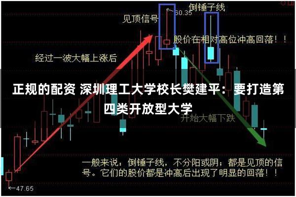 正规的配资 深圳理工大学校长樊建平：要打造第四类开放型大学