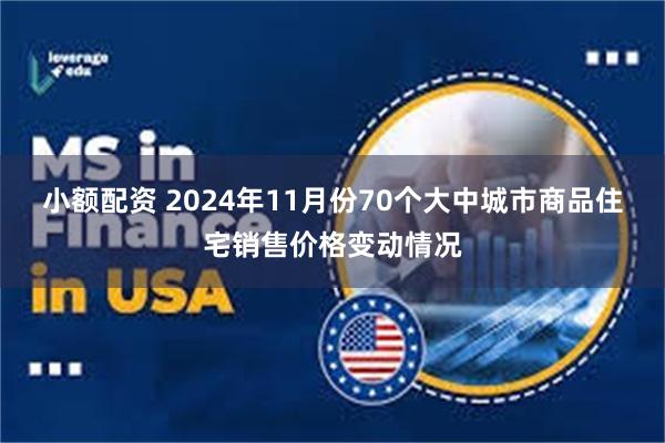 小额配资 2024年11月份70个大中城市商品住宅销售价格变动情况